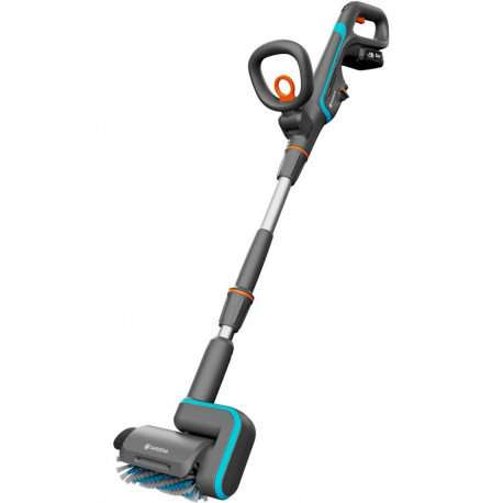 Akku-Multi-Reiniger AquaBrush Patio 18V P4A (grau/türkis, Li-Ion Akku 2,5Ah P4A, POWER FOR ALL ALLIA