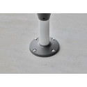 GARDENA patio hose box RollUp M, 20 meters, hose reel (grey/white, incl. cleaning syringe)