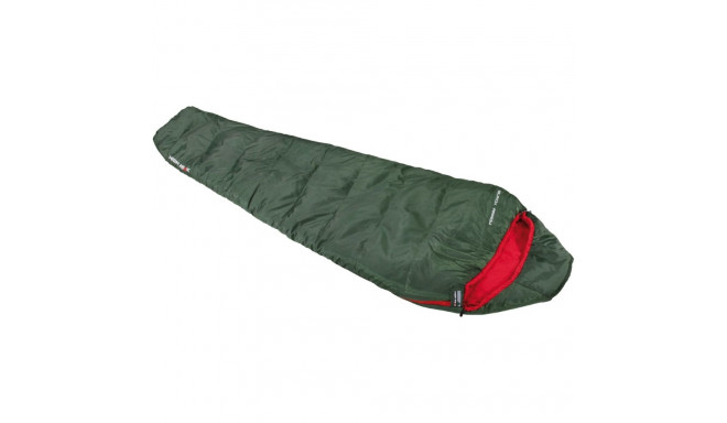 High Peak Mummy Sleeping Bag Black Arrow ECO (dark green/red)