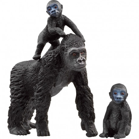 Schleich mängufiguur Wild Life Lowland Gorilla Family