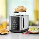 Rommelsbacher Toaster Sunny TO 850 (stainless steel/black, 800 watts, for 2 slices of toast)