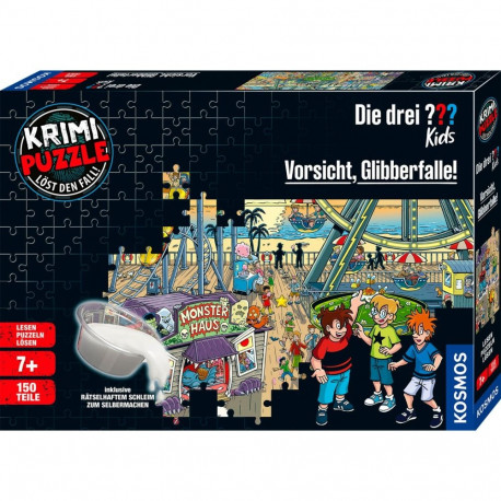 Krimi-Puzzle Die drei ??? Kids: Vorsicht Glibberfalle (150 Teile)