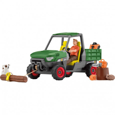 Farm World Waldbauer mit Fahrzeug