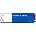 WD Blue SN580 1 TB, SSD (blue/white, PCIe 4.0 x4, NVMe, M.2 2280)