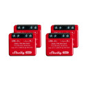 Shelly Plus 1 PM Mini Gen3 Economy Pack, Relay (Red, Pack of 4)