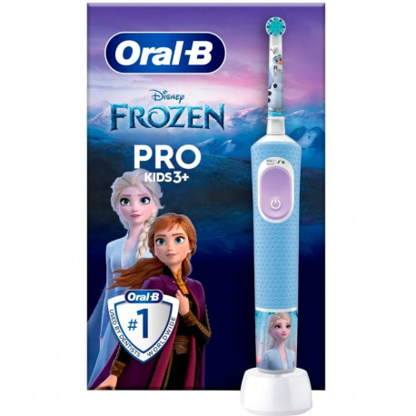 Braun Oral-B Vitality Pro 103 Kids Frozen, Electric Toothbrush (light blue/white)