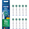 Braun Oral-B Pro Cross Action brush heads pack of 10 (white)