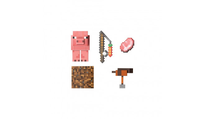 Mattel Minecraft Diamond Level Pig (14 cm)