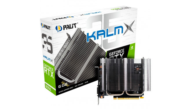 Palit GeForce RTX 3050 KalmX, graphics card (1x DisplayPort, 2x HDMI 2.1)
