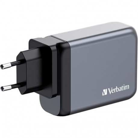 GaN-Ladegerät 100W, 1x USB-A , 3x USB-C (grau, PD 3.0, QC 3.0)