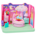 Spin Master Gabby's Dollhouse Deluxe Room Bedroom Toy Figure (with Cuddly Cat Pillow Cat Figure)