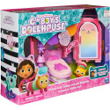 Spin Master Gabby's Dollhouse Deluxe Room Bedroom Toy Figure (with Cuddly Cat Pillow Cat Figure)