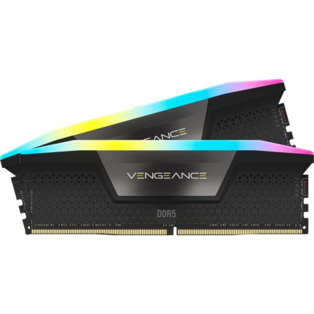 Corsair DDR5 - 96GB - 5200 - CL - 38 (2x 48 GB) dual kit, RAM (black, CMH96GX5M2B5200C38, Vengeance 
