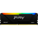 Kingston FURY DDR4 - 16GB - 3200 - CL - 16 (2x 8 GB) dual kit, RAM (black, KF432C16BB2AK2/16, Beast 