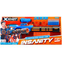 ZURU X-Shot - Insanity Blaster Rage Fire, dart blaster (incl. 72 darts)