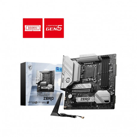 MSI B760M PROJECT ZERO - Socket 1700 - motherboard