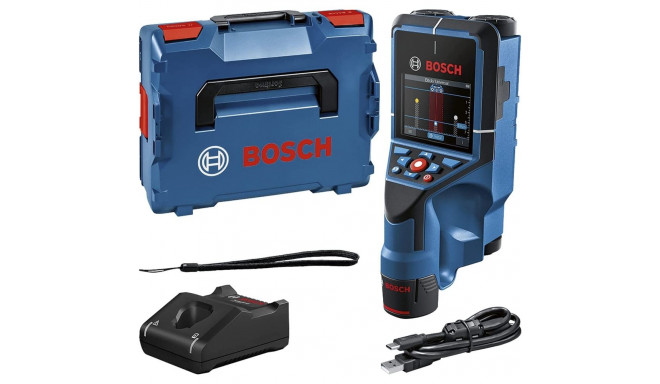 Bosch Wallscanner D-tect 200 C Professional, 12V, locating device (blue/black, Li-ion battery 2.0 Ah