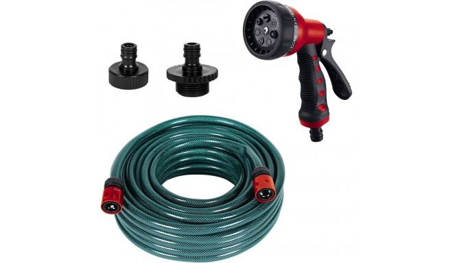 Einhell pump accessory set pressure side (OFP), 4-piece, hose (20 meters, with garden spray)