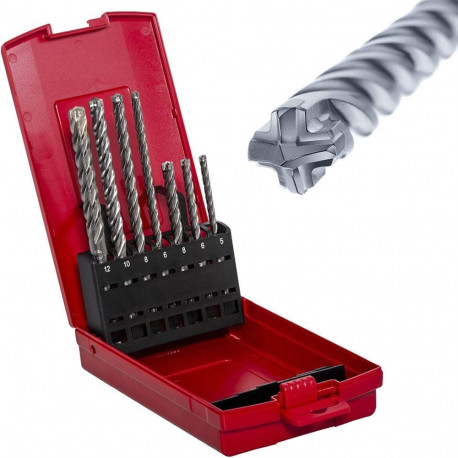 Hammerbohrer-Satz Quattric II Set, SDS plus (5-teilig, Ø 5-12mm)