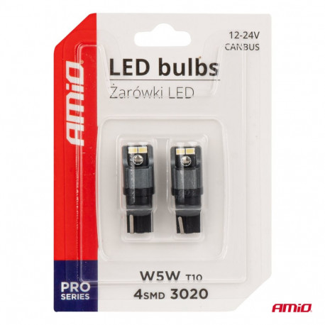 LED pirnid canbus 2016 3020 4SMD W5W W10W 12/24V