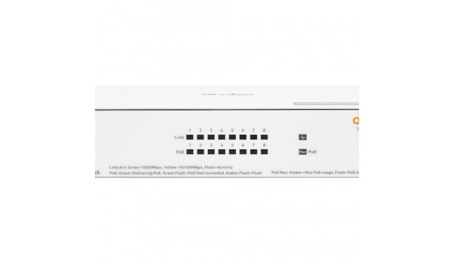 "8P HP Enterprise Aruba Instant ON 1430 8G PoE+ (64W) Switch RM"