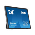 IIYAMA T2455MSC-B1 24inch IPS 1920x1080 Bonded PCAP 10P Touch Flat Bezel Free Glass Front 350cd/m2 H