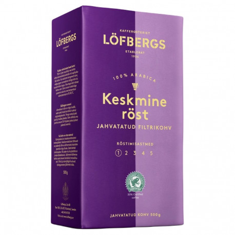 Jahvatatud kohv LÖFBERGS Lila 500g