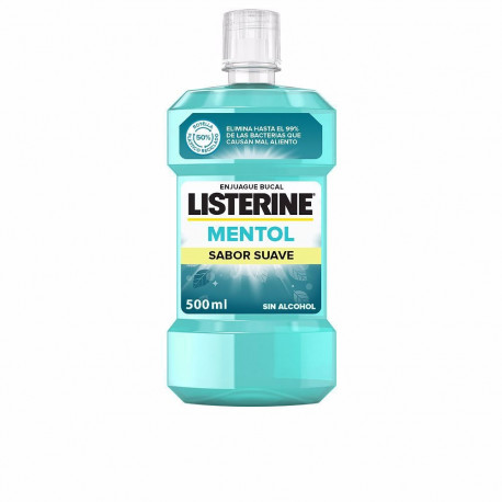 LISTERINE MENTOL SUAVE 0% alcohol enjuague bucal 500 ml