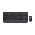 Logitech MK650 Advanced - keyboard and mouse set - wireless - 2.4 GHz - Graphite QWERTZ DE