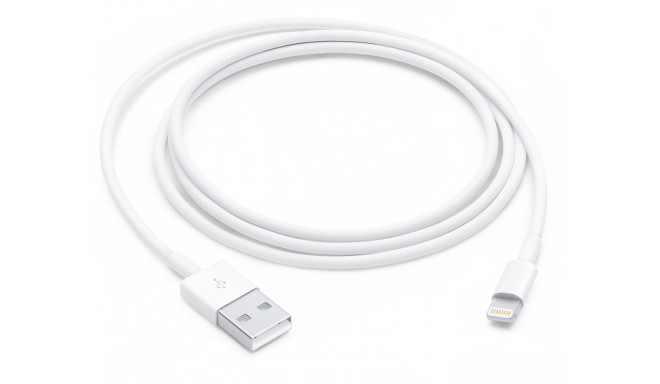 Apple кабель Lightning - USB 1 м, белый