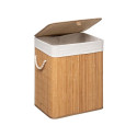 60L RECT BAMBOO LAUNDRY BASKET