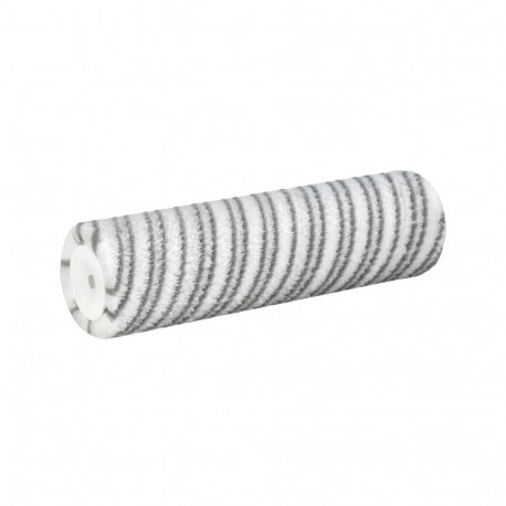 Rullis 18cm Ø40mm,12mm, poliakrils, sarkanas svītras