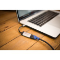 Verbatim USB adapter, USB-C male > HDMI female (silver/black, 10cm, 4K 60Hz)