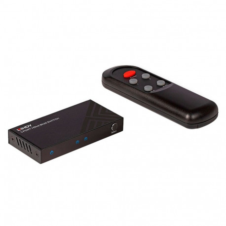 Lindy 2-Port HDMI Switch 2.1 8K60 HDR (black)