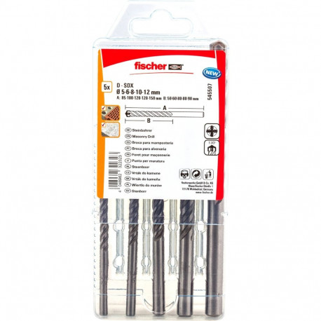 Steinbohrer-Satz D-SDX SET 5-12mm (5-teilig)