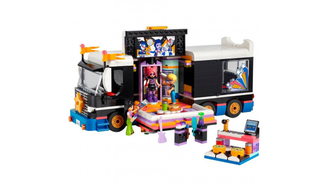 LEGO 42619 Friends Pop Star Tour Bus Construction Toy