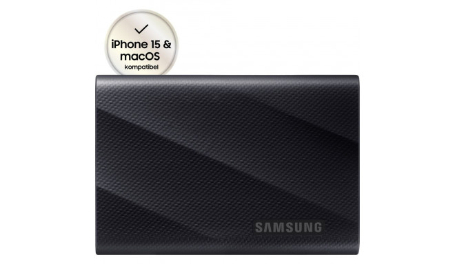 SAMSUNG Portable SSD T9 4 TB, External SSD (black, USB 3.2 Gen 2x2 (20Gbps))