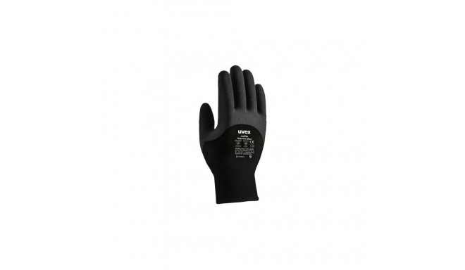 Töökindad külma ilma jaoks, Uvex Unilite Thermo Plus, mustad, suurus 10