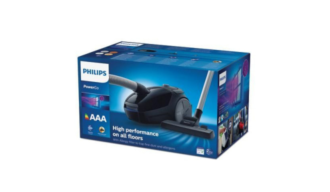 Dulkių siurblys Philips  Vacuum cleaner  PowerGo FC8241/09  Bagged  Power 750 W  Dust capacity