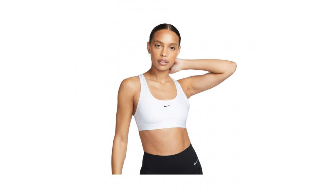 Nike Swoosh Light Support W sports bra DX6817-100 (M (168cm))