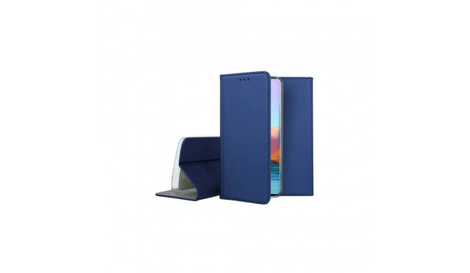 Fusion Magnet Book case grāmatveida maks Xiaomi Redmi Note 13 4G zils