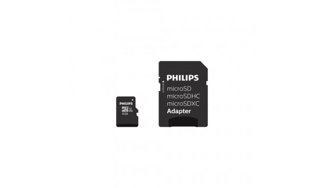 Philips MicroSDHC 32GB class 10|UHS 1 + Adapter