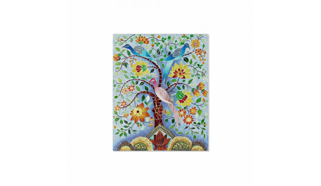 Canvas DKD Home Decor Multicolour Tree 80 x 4 x 100 cm (1 Unit)