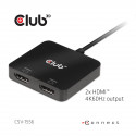 CLUB3D USB Type C MST Hub to Dual HDMI 4K60Hz M/F