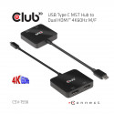 CLUB3D USB Type C MST Hub to Dual HDMI 4K60Hz M/F