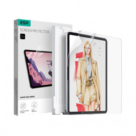 FOLIA OCHRONNA ESR PAPER FEEL 2-PACK IPAD PRO 11” 5 / 2024 MATTE CLEAR
