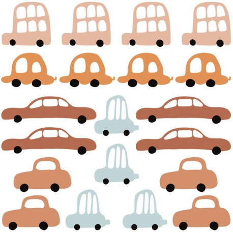 Pastelowe Lovestickers cars boho II