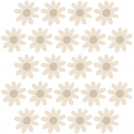 Pastelowe Lovesticker daisies V