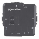 Manhattan Przełącznik KVM 2/1 USB (z audio)