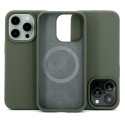 Evelatus Premium Magsafe Soft Touch Silikoonkate Apple iPhone 15 Pro Max Tume oliiv
